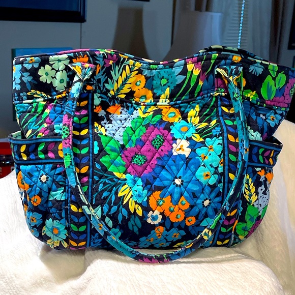 Vera Bradley Handbags - Vera Bradley “ Midnight Blues” Satchel